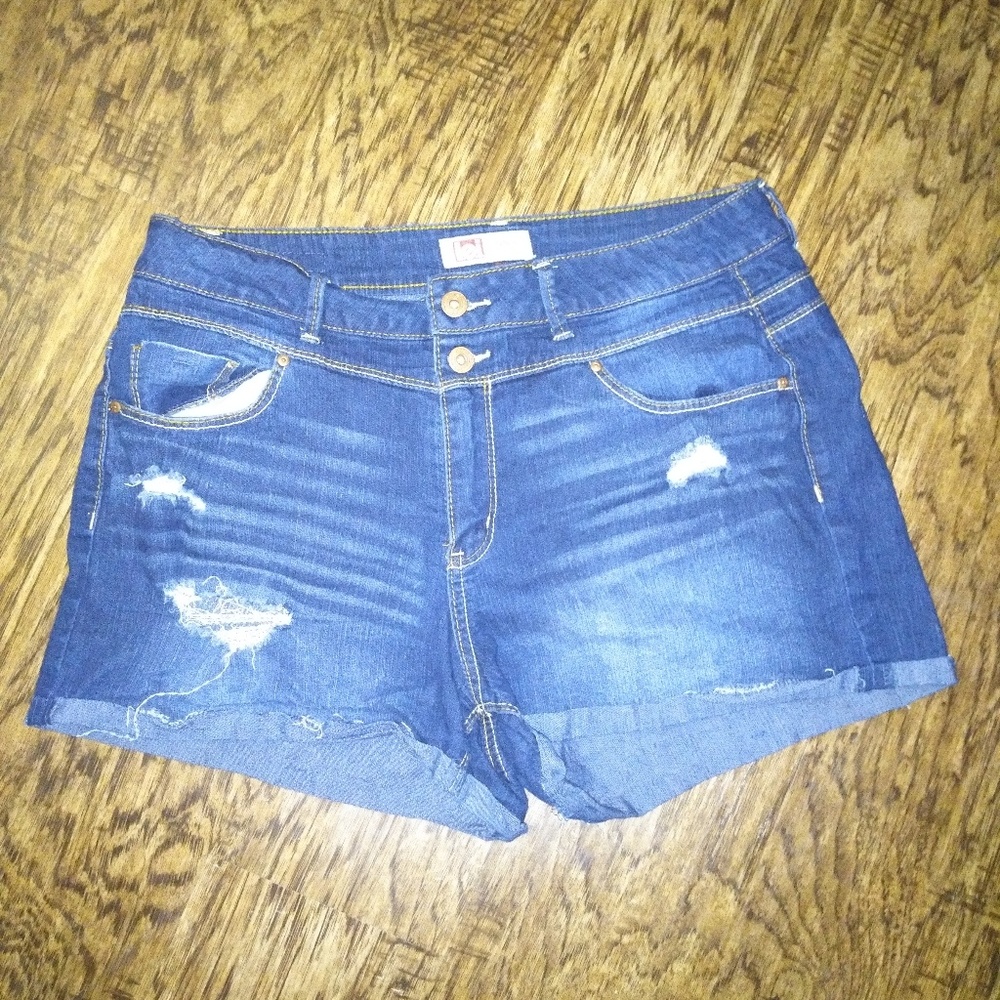 High rise shorts
